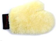 🧤 maxshine premium lambswool car wash mitt - soft and scrub-free sheepskin wool glove for car detailing logo