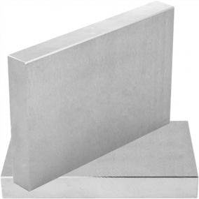 img 1 attached to 4X6 Oudtinx Steel Bench Block Anvil Jewelers Tool Metal For Jewelry Stamping 3/4 Inch Thickness