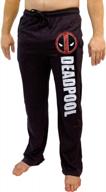 ๐ x-large black deadpool lounge pants logo
