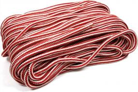 img 4 attached to 150 Ft Pre-Shrunk Perantlb Double Braid Polyester Arborist Climbing Rope - Ideal For Climbing, Fire Rescue, Parachuting, Boat Use, Heat Stabilized And 16-Strand Construction
