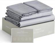 cool down hot summer nights with bedsure cooling sheets queen - 100% eucalyptus luxury hotel bed sheets logo