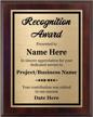 recognition plaque 8x10 - personalized award, customize now! logo