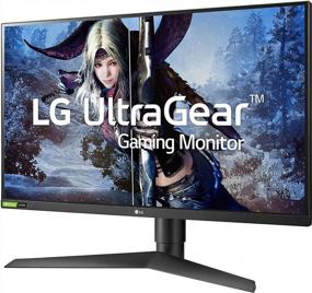 img 3 attached to 🖥️ LG 27GL850-B Ultragear Gaming Monitor 2560x1440p, Adjustable Tilt & Pivot, High Dynamic Range (HDR), 27GL850-B.AUS, HD