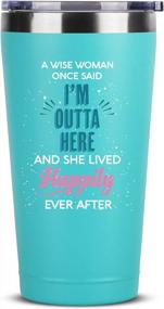 img 4 attached to A Wise Woman Once Said - Funny Going Away Gifts For Women - Stainless Tumbler Coworker Leaving Gifts For Women New Job Good Luck Goodbye Retirement Divorce Moving On Drinking Cup - (16 Oz Mint)