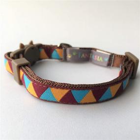 img 1 attached to 🐱 Retro Breakaway CAT Collar by Fantasia Pet