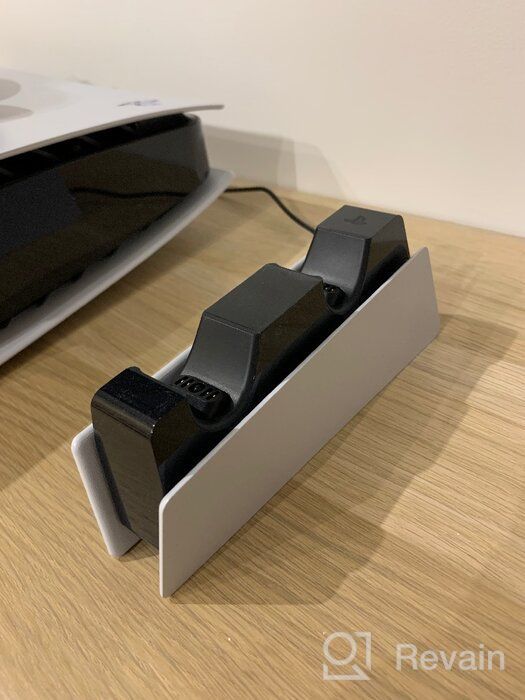 img 2 attached to Sony DualSense dual controller charging station for PS5 white/black review by Haruto Asahi ᠌