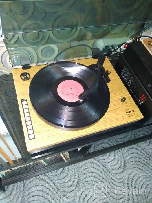 img 3 attached to 🎶 Lenco LS-300 Light Wood Vinyl Player: Premium Quality and Vintage Charm review by Aditya ᠌