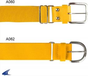 img 2 attached to 1.5-Inch Leather Tab Elastic Baseball Belt By Champro - Optimize Your Search Results!