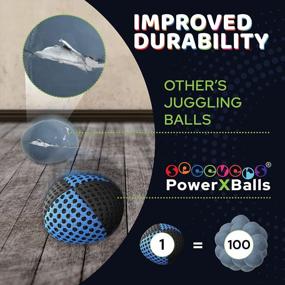 img 2 attached to Набор утяжеленных мячей Speevers 650G для жонглирования: забавные домашние тренажеры для похудения и тренировок - лучшие подарки для упражнений для мужчин и женщин