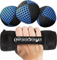 набор утяжеленных мячей speevers 650g для жонглирования: забавные домашние тренажеры для похудения и тренировок - лучшие подарки для упражнений для мужчин и женщин логотип