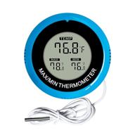 🐠 enhance aquarium comfort with the cosetten digital aquarium thermometer: a must-have for fish, axolotl, and turtle tanks (wire blue) logo