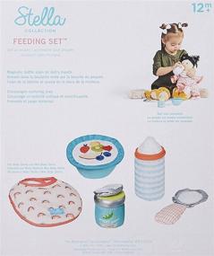 img 2 attached to 🍼 Enhance Your Baby's Playtime with the Manhattan Toy Stella Collection Doll Feeding Set - Perfect for 12" and 15" Dolls