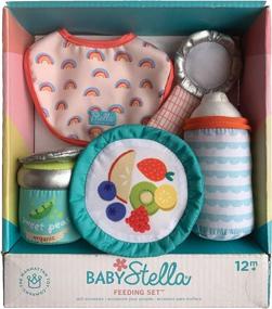 img 1 attached to 🍼 Enhance Your Baby's Playtime with the Manhattan Toy Stella Collection Doll Feeding Set - Perfect for 12" and 15" Dolls