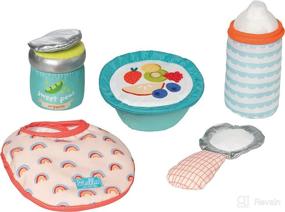 img 3 attached to 🍼 Enhance Your Baby's Playtime with the Manhattan Toy Stella Collection Doll Feeding Set - Perfect for 12" and 15" Dolls