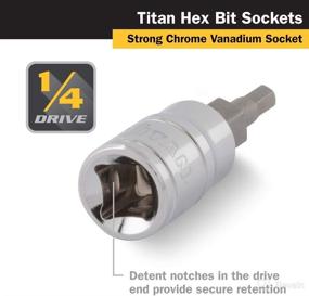 img 1 attached to Titan Tools 1/4 Dr. 3mm Hex Bit Socket (15603): Top-rated Hex Bit Socket for Precision Tasks