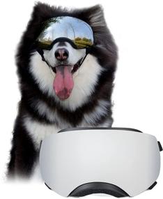 img 4 attached to 🐶 SLDPET Dog Glasses: UV Sunglasses & Windproof Goggles for Large Breed Dogs