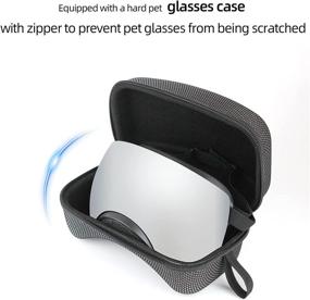 img 3 attached to 🐶 SLDPET Dog Glasses: UV Sunglasses & Windproof Goggles for Large Breed Dogs