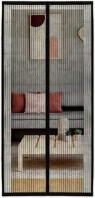 img 4 attached to Upgrade Your Home With A Hands-Free, Pet-Friendly Magnetic Screen Door: Innotree'S Heavy Duty Mesh Curtain Fits Doors Up To 38"X82