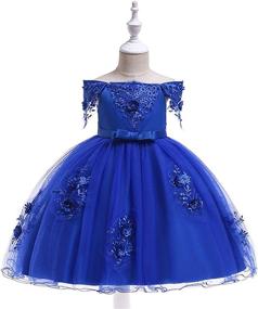 img 3 attached to 👗 Sleeveless Wedding Dresses for Children: Girls' Clothing