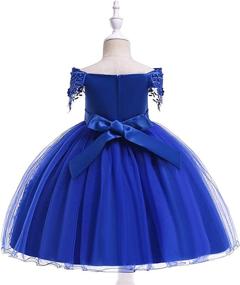 img 1 attached to 👗 Sleeveless Wedding Dresses for Children: Girls' Clothing