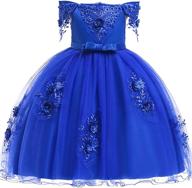 👗 sleeveless wedding dresses for children: girls' clothing логотип