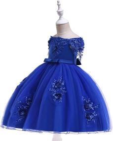 img 2 attached to 👗 Sleeveless Wedding Dresses for Children: Girls' Clothing