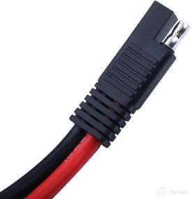 img 2 attached to 🔌 Igreely EC5 Female Plug Connector to SAE Power Automotive Adapter Cable Wire 10AWG - 12cm Length