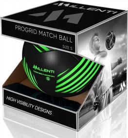 img 2 attached to Score Like A Pro With Millenti'S Bend-It Flicker Soccer Ball - Curve Your Way To Victory With High-Visibility Design