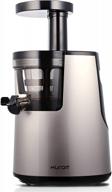slow juicer hurom elite hh-sbb11 in noble silver with cookbook for enhanced performance logo