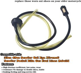 img 3 attached to 🔌 49cc Gas Lines Fuel Hose - Compatible with X1, X2, X7, X8, Cat Eye, Zooma, TY ROD G-Scooter - 35 Inch Long Version