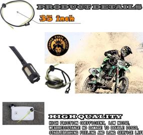 img 2 attached to 🔌 49cc Gas Lines Fuel Hose - Compatible with X1, X2, X7, X8, Cat Eye, Zooma, TY ROD G-Scooter - 35 Inch Long Version