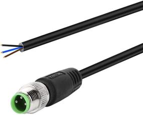 img 4 attached to M8 3-Pin Male A-Coding Connector Pre-Wired Industrial Cable 10FT PVC Line