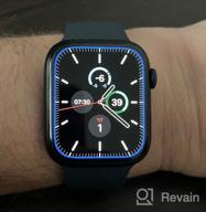 img 1 attached to Apple Watch Series 7 45mm Aluminium Case Smart Watch, Blue Ocean review by Agata Tyszkiewicz ᠌
