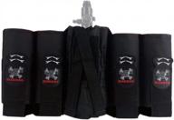 vertical paintball harness with tank and pod holder - maddog 4+1 belt for carrying 4 paintball pods and up to 88ci tank logo