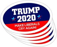 🔵 trump 2020 oval car magnet - show your support and make liberals cry again with this 5 pack! логотип