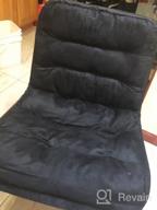 картинка 1 прикреплена к отзыву Comfy & Padded Folding Dorm Chair - Perfect For Reading, Leisure & Lounging In Bedroom, Living Room Or Teen'S Den | Zenree Sherpa Seat White от Dustin Ramsey