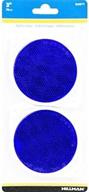 🔵 hillman 844011 - blue reflective adhesive reflector (3&#34;) logo