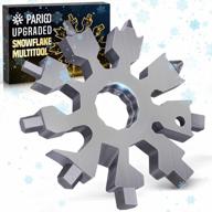 20-in-1 parigo snowflake multi tool: perfect christmas stocking stuffers for dad & men women! logo