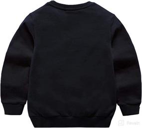 img 3 attached to 👕 PTPuke Solid Cotton Thin Sweatshirt: Trendy Long Sleeve T-Shirts for Toddler Boys and Girls