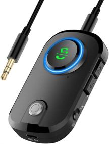 img 4 attached to Enhanced Bluetooth 5.0 Transmitter and Receiver with Microphone: EWIN 3-in-1 Low Latency Wireless Audio Adapter for TV, Home Sound System, Car, Nintendo Switch