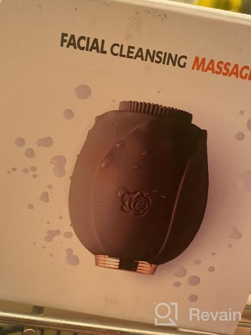 img 1 attached to Electric Facial Cleansing Brush For Women & Men - Food Grade Silicone, Waterproof Face Scrubber With Wireless Charging And Smart Timer - Gentle Exfoliating And Massaging. review by Brent Walker