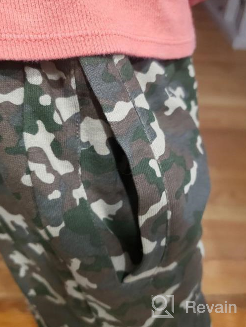 img 1 attached to Kid Nation Solid French Jogger Boys' Clothing review by Lakshmi Pennington