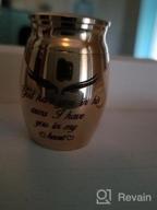 img 1 attached to God'S Embrace Miniature Urns: Stainless Steel Keepsake For Cherished Ashes review by Omar Gonzales