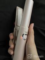img 1 attached to 🔌 Cordless Hair Straightener (2022 New) - Mini Flat Iron for Wireless Hair Straightening, USB-C Rechargeable, Ceramic Plates, 4800mA Battery, Adjustable Temperature, Travel Size - Green review by Brandon Hunter