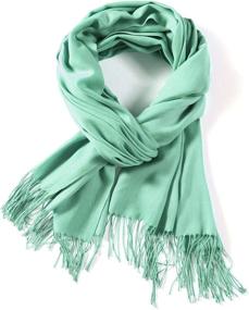 img 4 attached to Pashmina Shawls Cashmere Twins Dream Women's Accessories and Scarves & Wraps