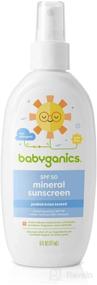 img 2 attached to Babyganics SPF 50 Baby Sunscreen Spray, UVA UVB Protection, Free of Octinoxate & Oxybenzone, Water Resistant, 2-Pack (6 oz)