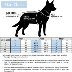 img 3 attached to 🐶 PETSYARDS Dog Fleece Jacket Winter Coat Waterproof Outdoor Vest - Blue XL, for Small, Medium, and Large Dogs