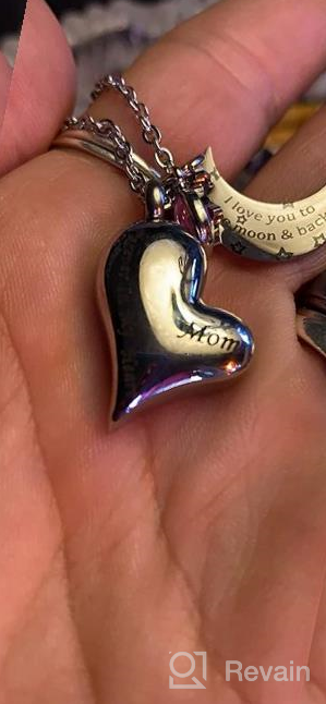 img 1 attached to Youfeng Urn Necklaces: Expressing Eternal Love & Cherishing Precious Memories for Mom - Cremation Locket Birthstone Jewelry review by Richard Ahmar