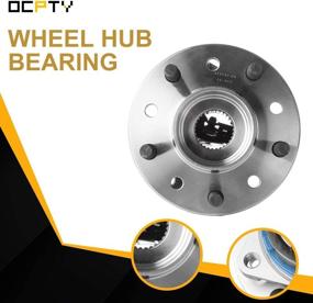 img 2 attached to 🔧 Improved Front Wheel Bearing Hub 513137 for 04-05 Chevy Classic, 97-03 Chevy Malibu, 99-04 Oldsmobile Alero, 97-99 Oldsmobile Cutlass, and 99-05 Pontiac Grand AM with ABS (5-Lug Design)