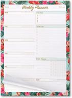 stay organized with oriday weekly flamingo task planner - 52 tear-away sheets for effective planning logo